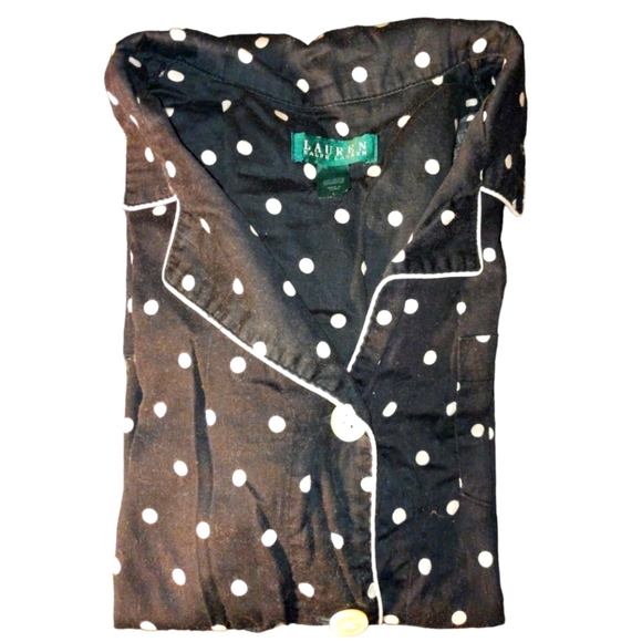 Lauren Ralph Lauren Sleepwear PJ Top Size L - Picture 2 of 5